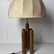 Midcentury organic sculptural architectural mushroom table lamp by Temde
