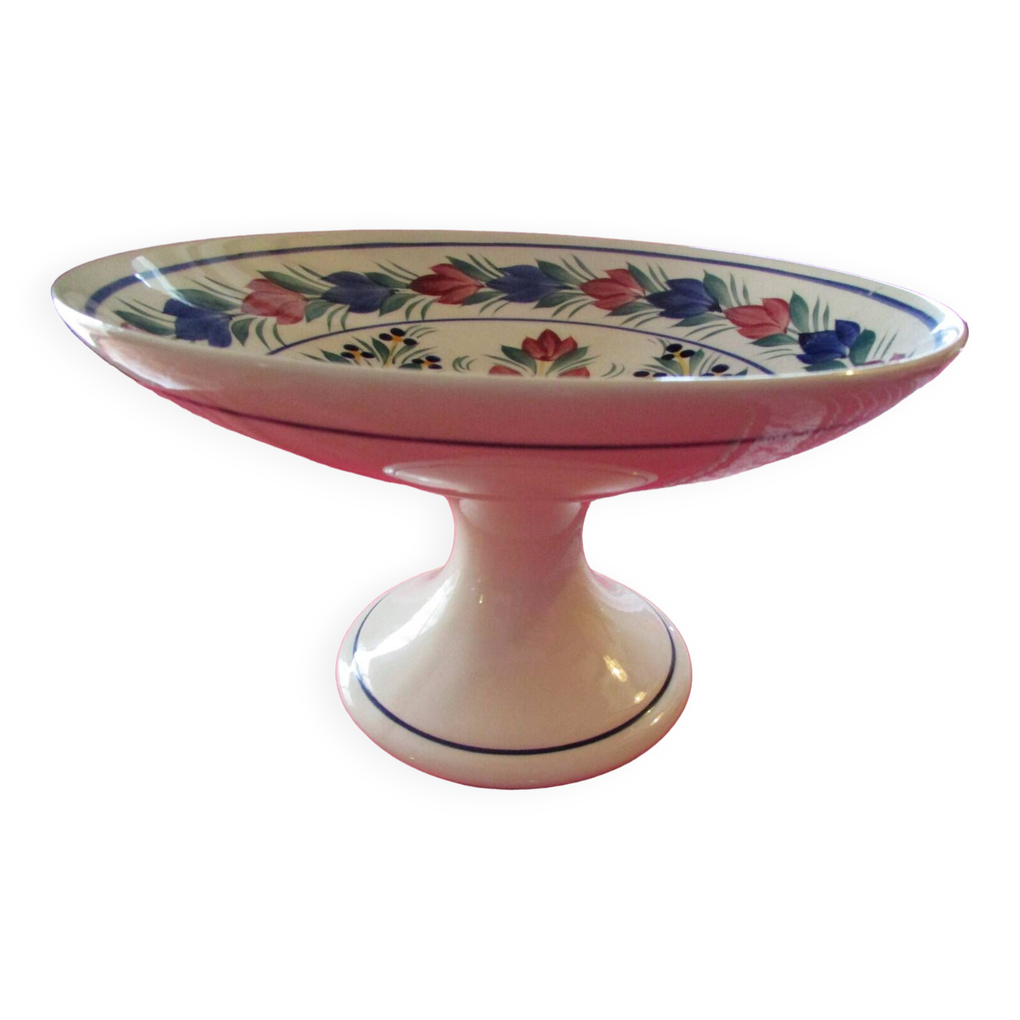 Coupe pied douche, faiencerie Henriot Quimper