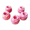 Lot de bougeoirs forme bouton de rose
