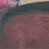 Scène de théâtre  - Pastel sur papier