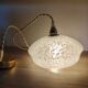 White Clichy glass suspension