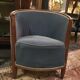 Tonneau Chair, Art-Deco, Dlg Paul Follot, circa 1925