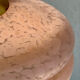 Art Deco mushroom table lamp, powdered pink Clichy glass