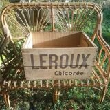 Caisse en bois chicorée leroux