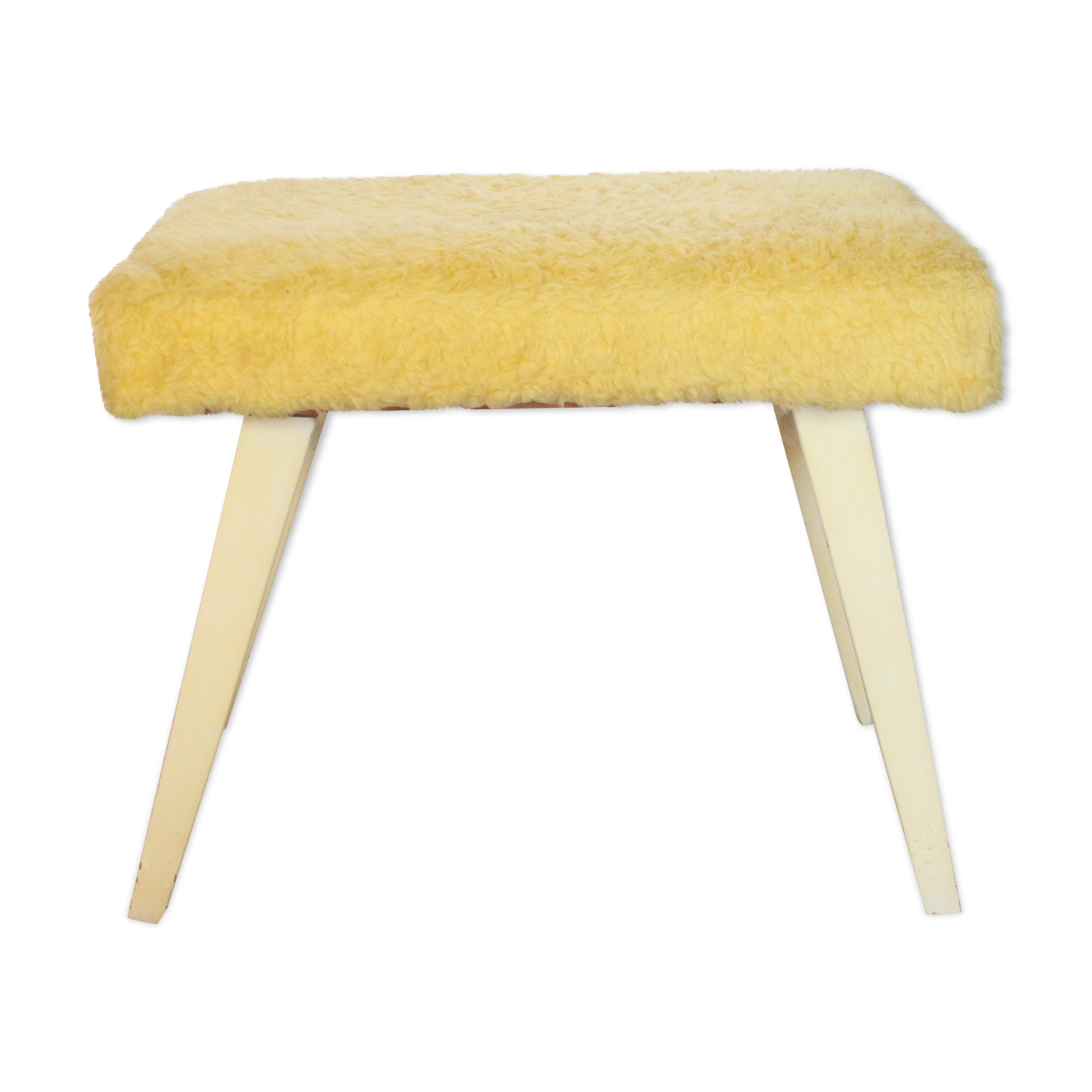 Folding stepladder stool