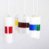 Chandelier with vintage suspensions