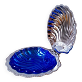 Stainless steel shell butter dish 1970