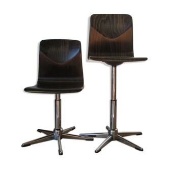 Paire de chaises monte et baisse Thurop