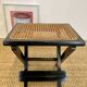 Tabouret pliable en cannage