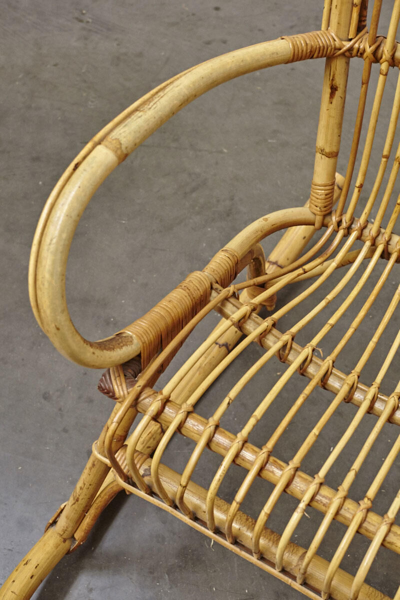 Rattan rocking chair