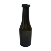 Old blown glass bottle