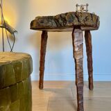 Wooden side table
