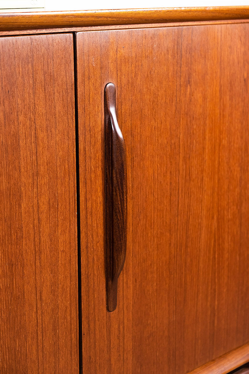 Sideboard in teak with drawers and 3 doors, 1960s
