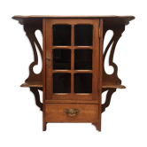 Etagère vitrine murale