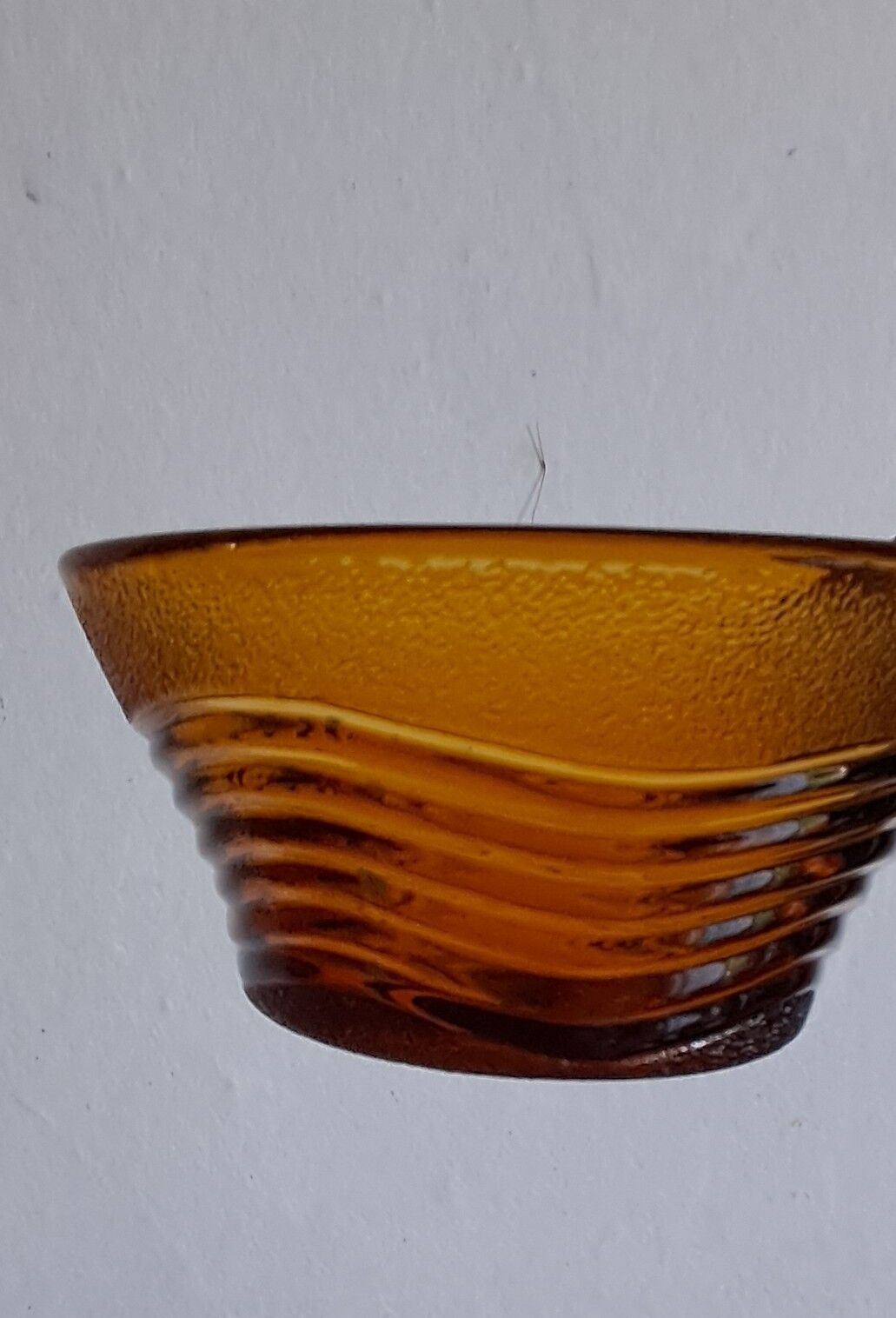 Amber glass bowls Duralex. Vintage