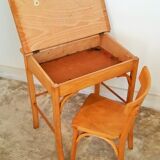 Chair and desk, child desk Baumann