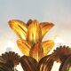Pair of large vintage gilt sheaf scones by hans kögl