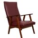 Teak High Back Lounge Chair 1960s Holland