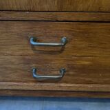 Vintage oak bookcase sideboard