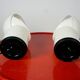 White Italian "Space Age Asteroidi" Table Lamps by Siberin Caronno