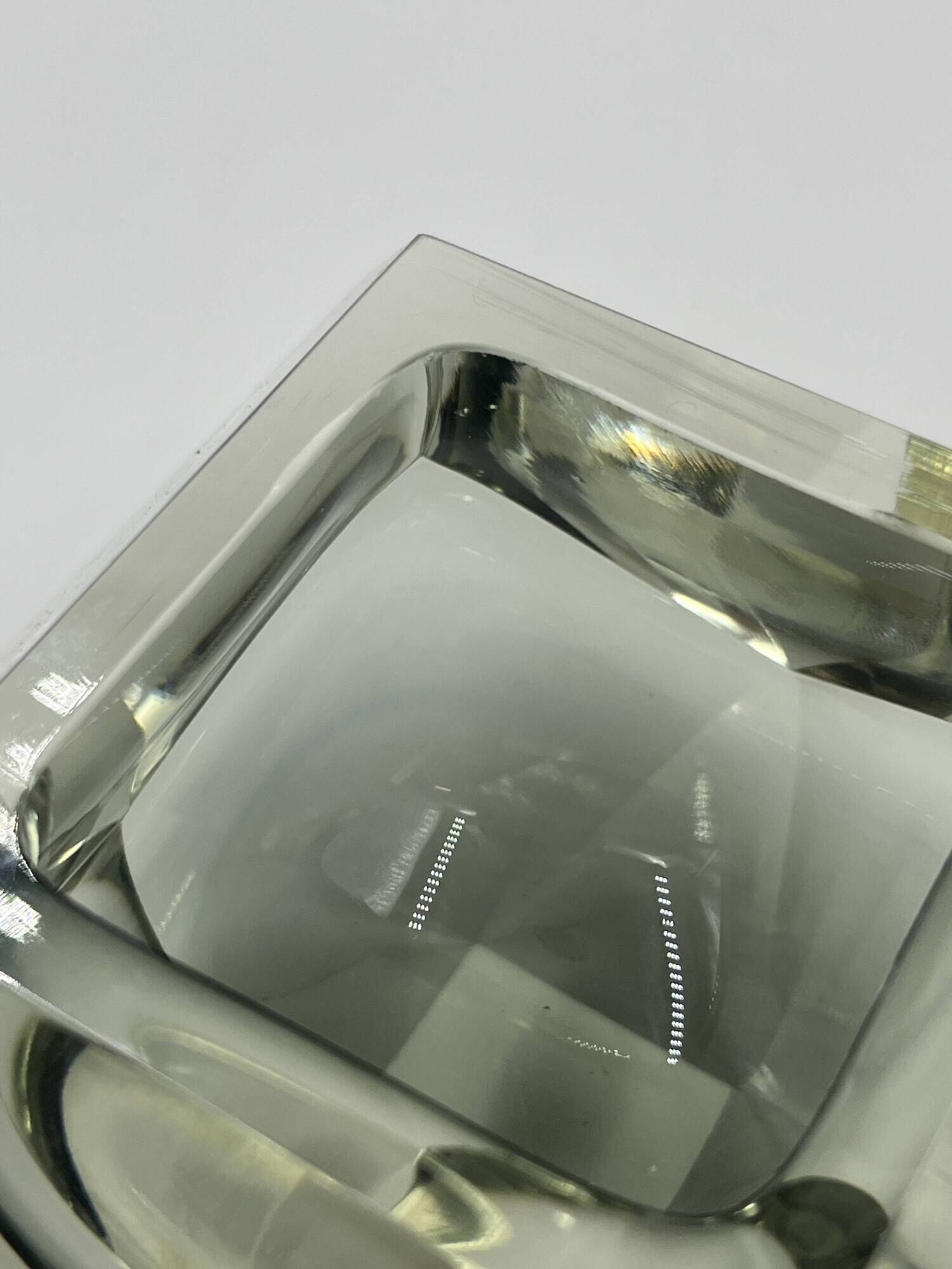 Diamond Ashtray Murano Flavio Poli