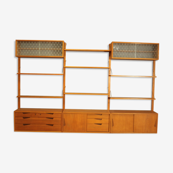 Mid Century Wall Unit by Rival Brødrene Jåtog Mobelfabrik, Norway 1960's