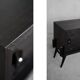 Mid-Century Scandinavian Modern Dark Oak Sideboard with Wood and Metal