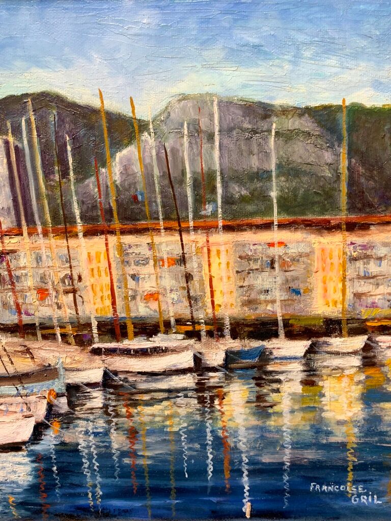 Françoise Gril, peinture, "haven"