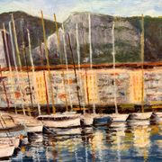 Françoise Gril, peinture, "haven"