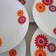 8 dessert plates Seltmann Weiden West Germany 70s