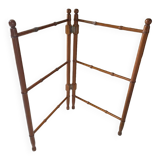 Vintage wood/bamboo towel holder