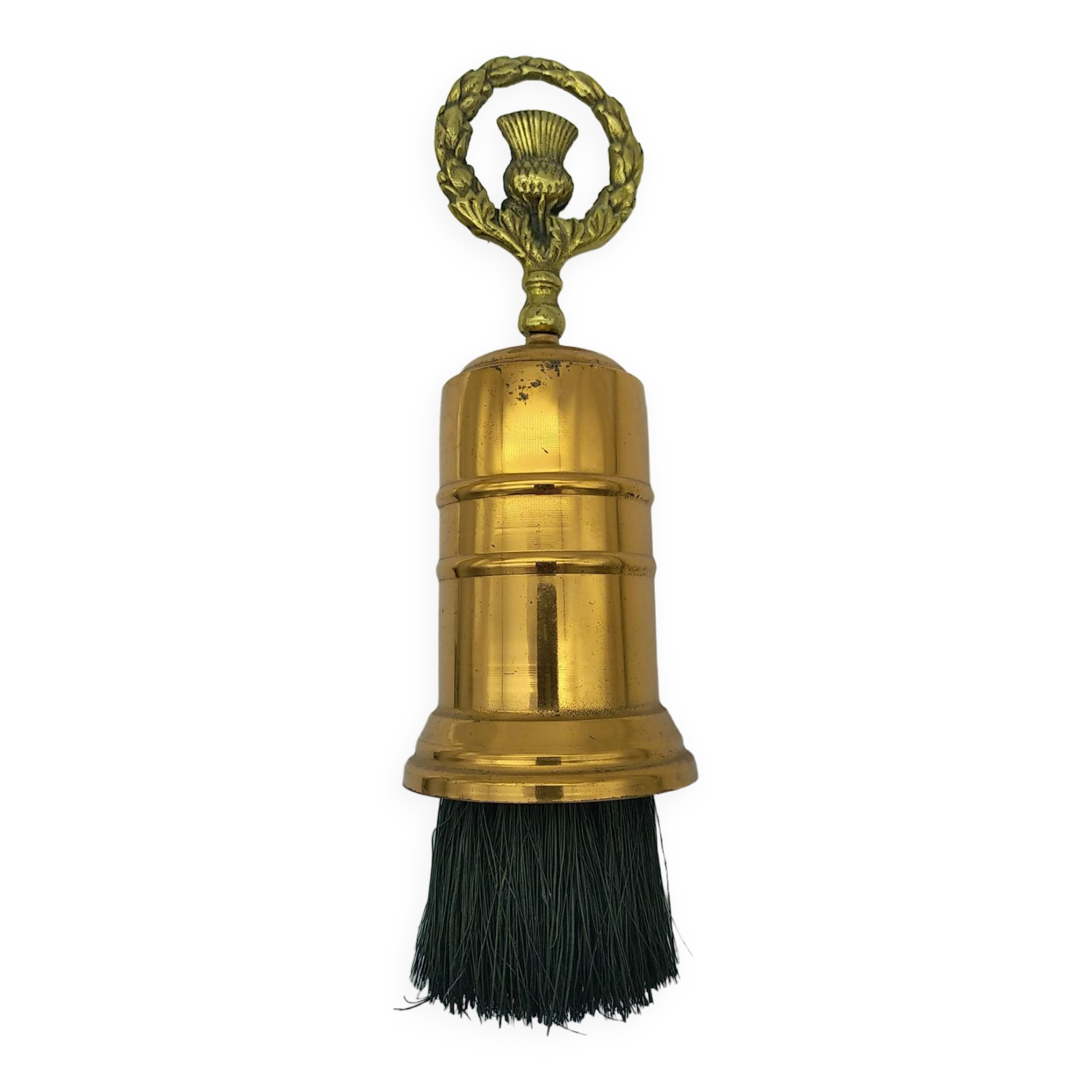 Brosse cheminée ou autre . Cuivre et laiton .
