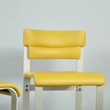 Rare vintage dining chairs in Finnish style by ILMARI LAPPALAINEN, 1960s