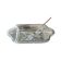 Crystal salad bowl for appetizers BOHEMIA, Czechoslovakia 1970s