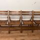 4 folding teak chairs