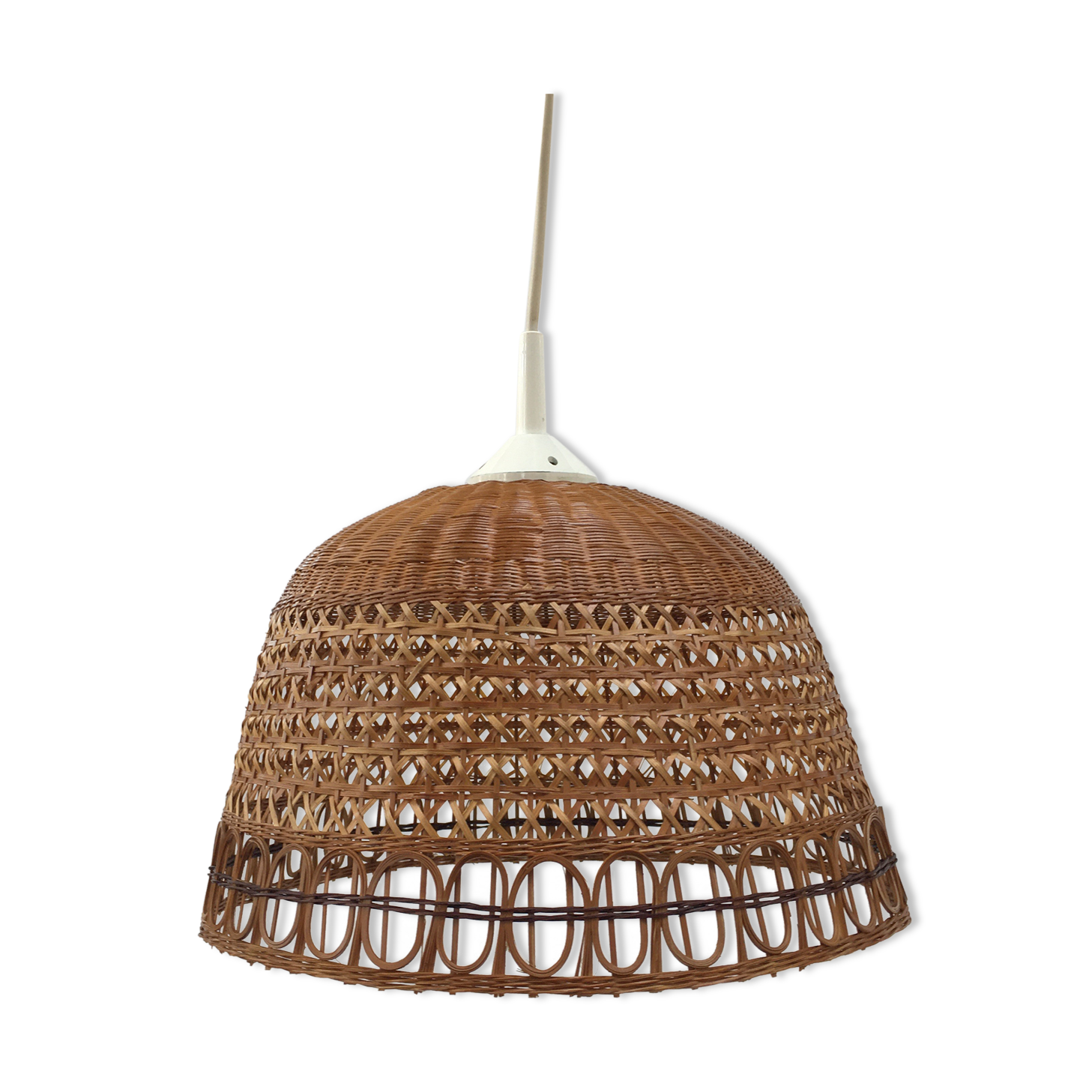 Braided rattan suspension