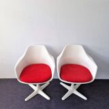 Tulip Swivel Armchairs by Maurice Burke for Arkana, England, 1960s, Set of 2