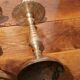pair of vintage bronze candlesticks from the 1940s