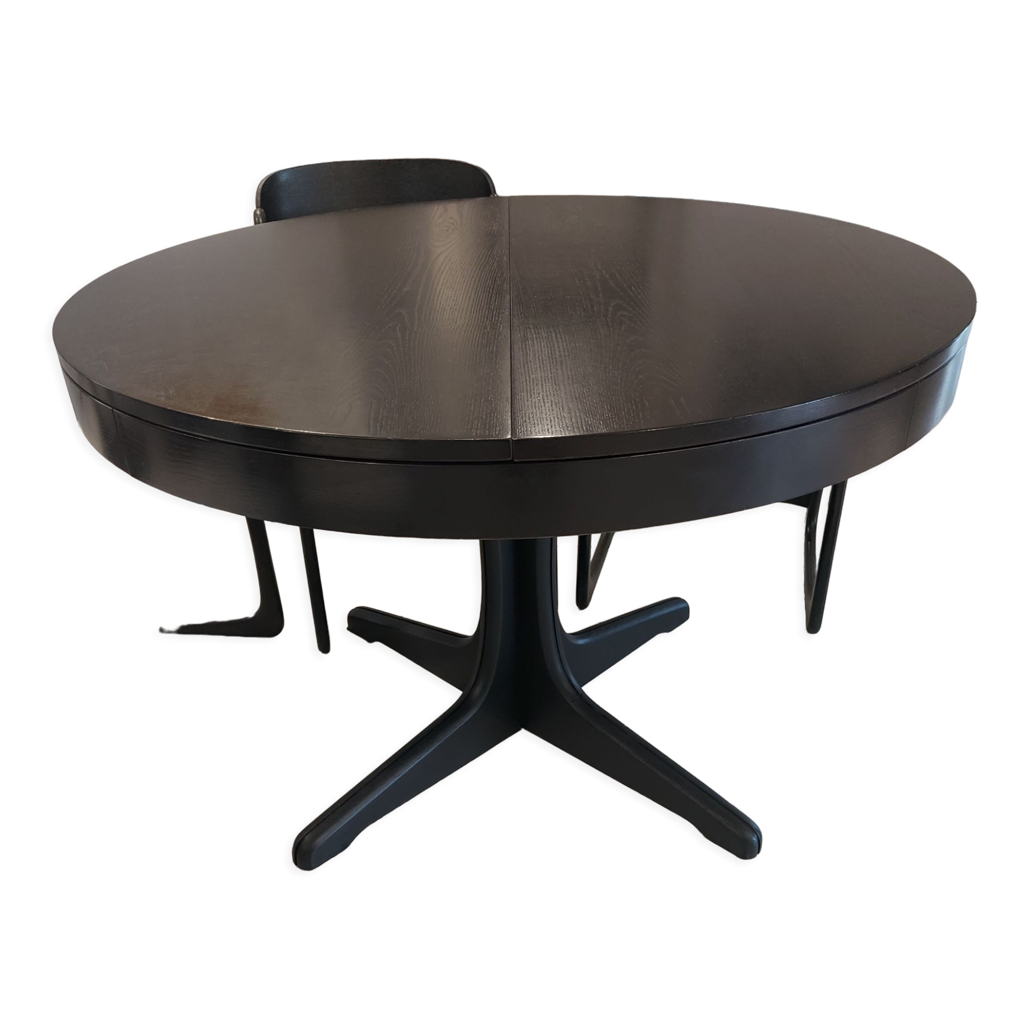 Vintage Baumann extendable table 1970s