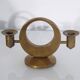 Pair of brass candlesticks by Arthur Pe for Kolback