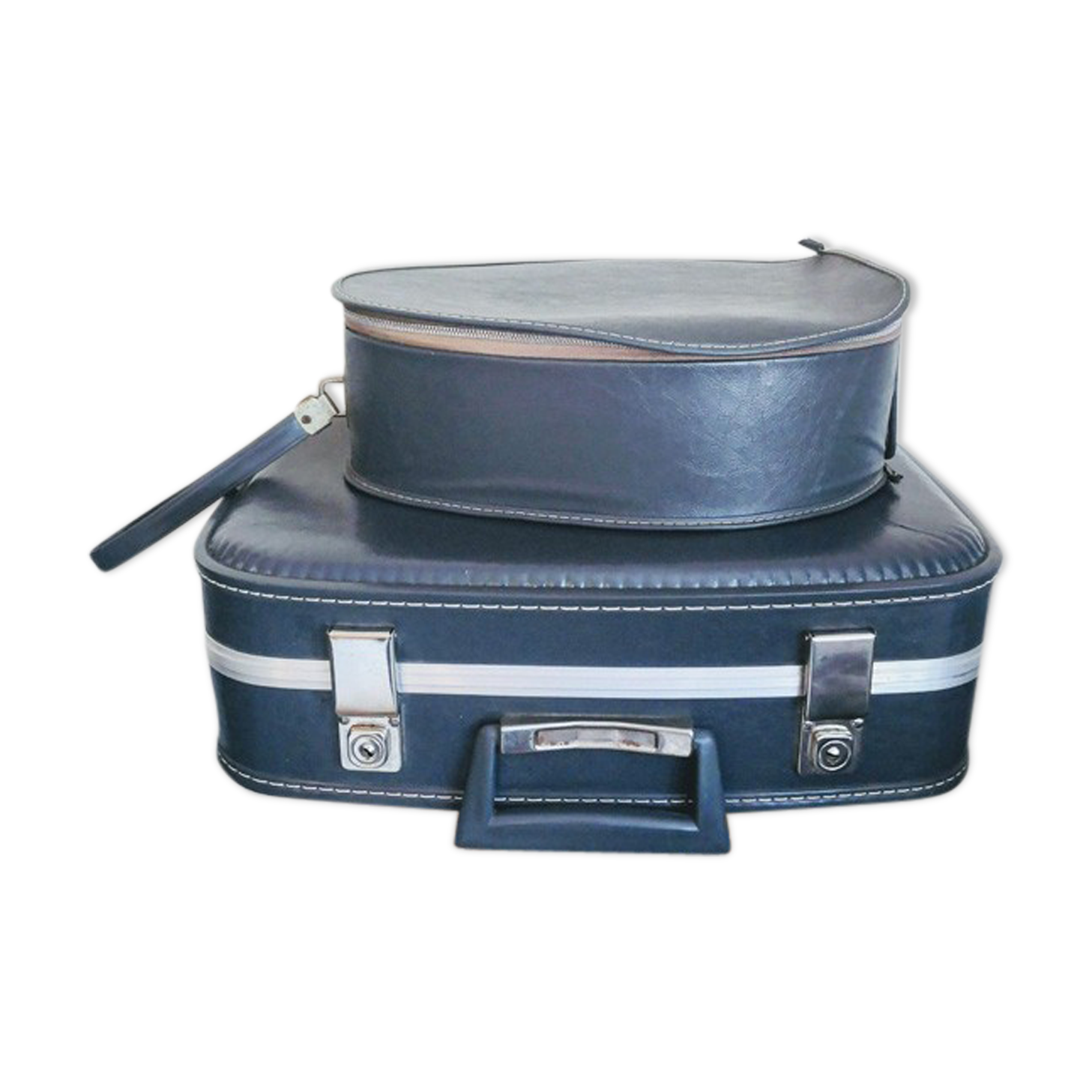 Suitcases hostess air gray