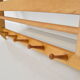 Mid-century wall folding  hanger and shelf, 1960's.