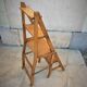 Chaise escabeau ancienne