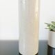 Vintage glazed stoneware cylinder vase - 1970