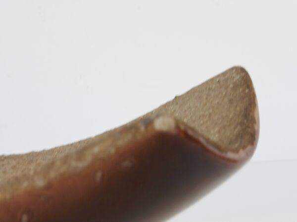 Coupe à fruits tripode 1950 en céramique de vallauris à décor de papillons années 50/ 60 vintage