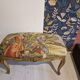 Banquette vintage style louis xv