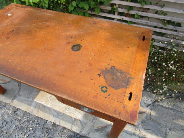 Oak workshop or work desk/table