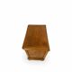 Antique Italian bedside table in solid walnut, 1920s/1930s