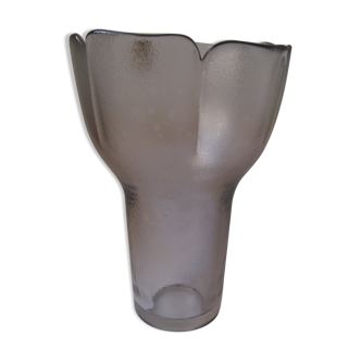 Vase tulipe en cristal