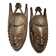 Paire de masques ancien collection art africain
